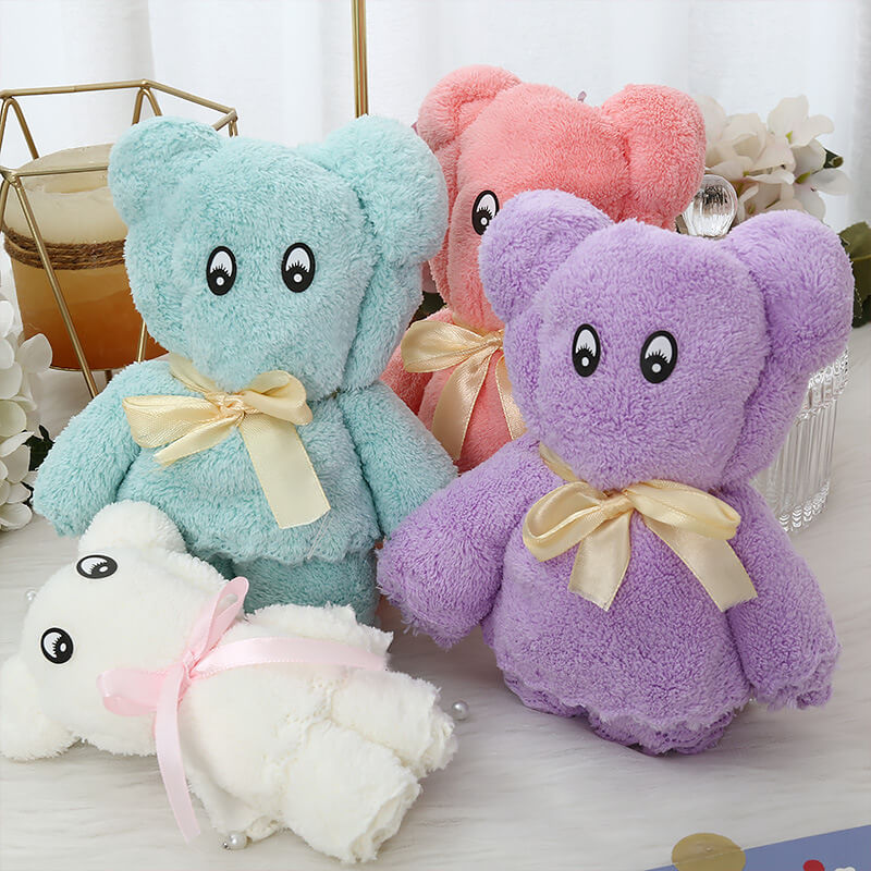 coral fleece towel set
